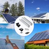 Solar Panel Bracket Flat Roof, Aluminium Photovoltaic Mounting Rail 12