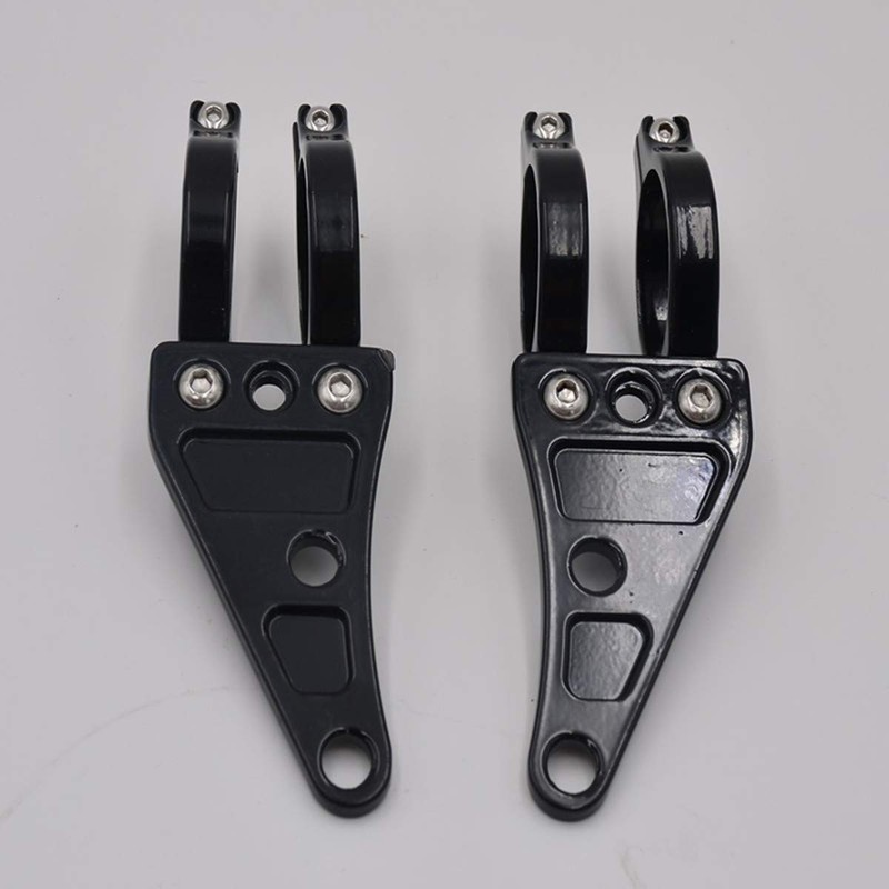 Motorcycle Black 39-41mm Turn Signal Clamps Headlight Mount Bracket Fork