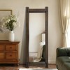 Full Length Mirror with Wood Frame ，60" x 21" Standing