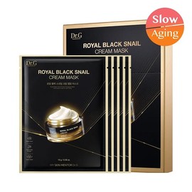 Dr.G Royal Black Snail Cream Mask 16g 5 sheets special / 닥터지 로얄블랙 스네일크림 마스크 16g 5매 기획
