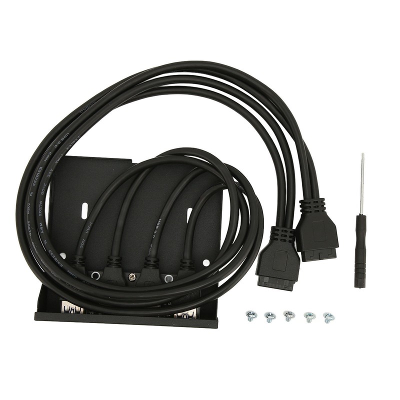 USB Front Panel 4 Ports USB 3.0 Dual 19 Pin