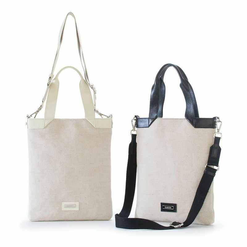 Balcos Women's Canvas 2-Way Casual Tote Bag, Black