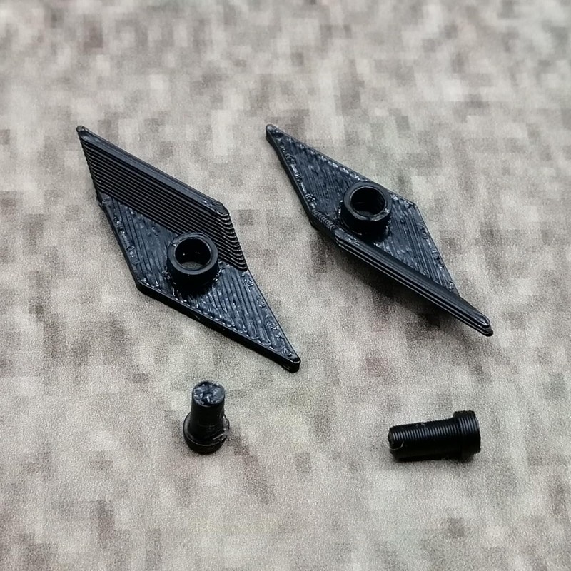 ULEIVA Replacement Power Button 2 x Black Compatible with Garmin