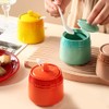 RockTrend Colourful Ceramic Spice Jar Seasoning Box Condiment Pot Sugar