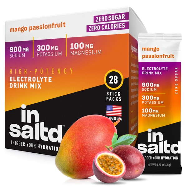 INSALTD INSALTD? Sugar Free Electrolytes Powder Packets with No Stevia