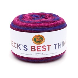 Lion Brand Yarn Company Yarn Necks Best THNG Berry, Multicoloured, One Size