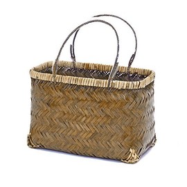 Model Number: 247 Basket Bag, Market Basket, Handbag, Mini Basket, Small Storage Storage, Easy to Hang Material [Basket Shop Russell]