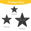 CLINTT 24Pcs Star Embroidered Patches, Suitable for Both Iron on
