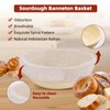 Terronix Bread proofing baskets for sourdough 19-Piece Set ，9" Round