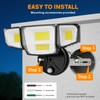 Abovizo 90W Flood Lights Outdoor, 10000LM Dusk to Dawn Outdoor