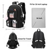 Backpack for Girls with Accessories Laptop Bookbags 16 Inch Kawaii