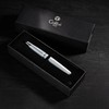 Colibri Equinox Rollerball Pen - White Lacquer and Chrome Accents