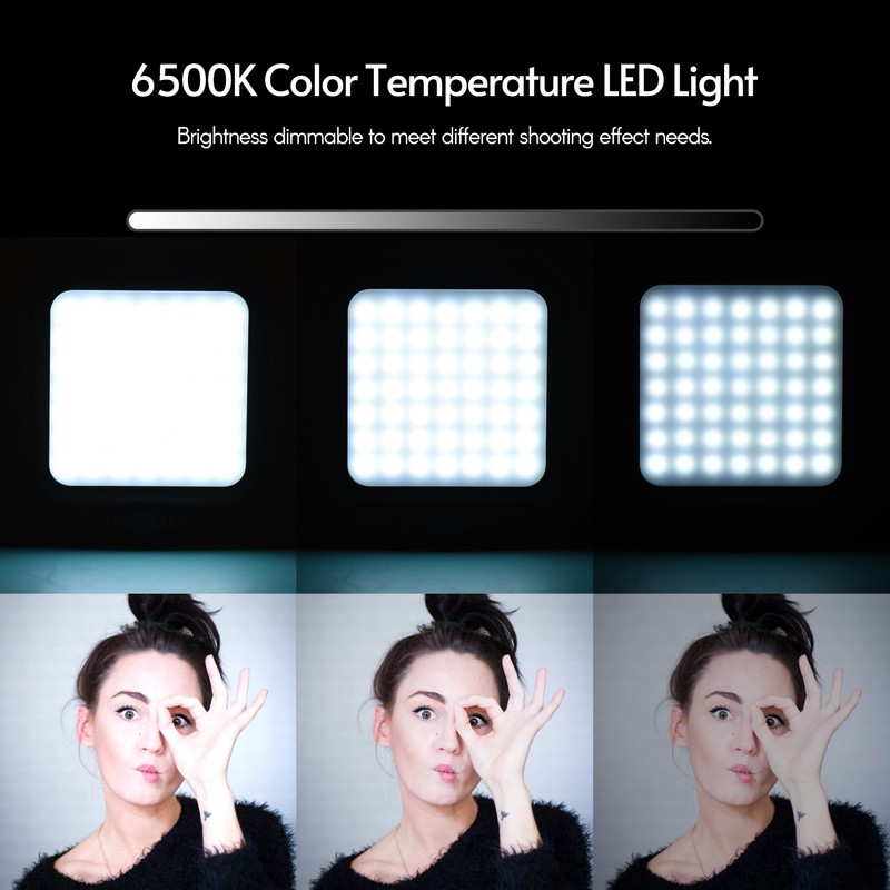 Phone Vlog Video Kit with Height Adjustable Tripod Phone Holder