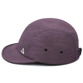 Clape Waterproof 5 Panel Cap Unisex Short Peak Cap Unstructured Dad Hat Flat Brim Baseball Hat Outdoor Sunscreen Cap Urban Street Camp Cap