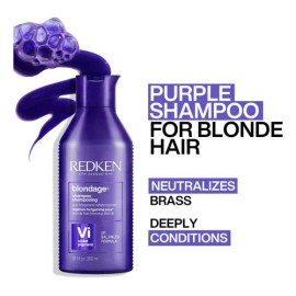 Shampoo Redken Blondage Matizador Morado De 300ml