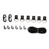 16.4inch Kayak Deck Rigging Kit Stretch String Rope With Hooks