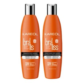 Kareol Post Alisado Shampoo Y Acond Keratina Prolongada