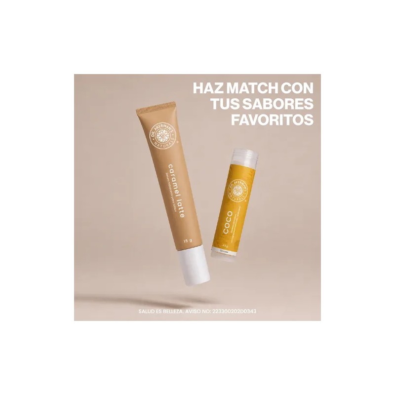 Bálsamo Labial Dr. Akerman's Naturals Hidratante Sabor Coco