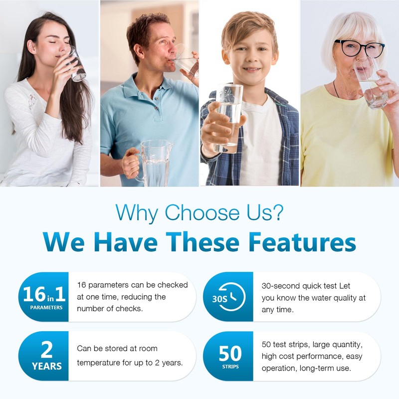16 in 1 Drinking Water Test Kit |High Sensitivity Test