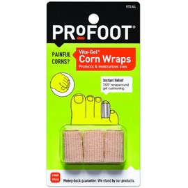ProFoot Vita-Gel Corn Wraps 3 Each (Pack of 2)
