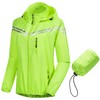 CREATMO US Women's Cycling Windbreaker Jacket Raincoat Outdoor Hooded Rain