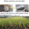 TAFALAA Soil Heating Cable for Greenhouse, 49Ft, Black, Energy Efficient,