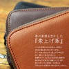 GROOVEGEAR ggs-1003 Round Zipper Coin Case, Small Wallet, Leather, Coin