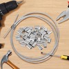 1/8"(3mm) Aluminum Crimping Loop Sleeve, Wire Rope Sleeve, Cable Crimps