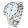 STC Silver Super Large White Face Case Size 43mm Extra