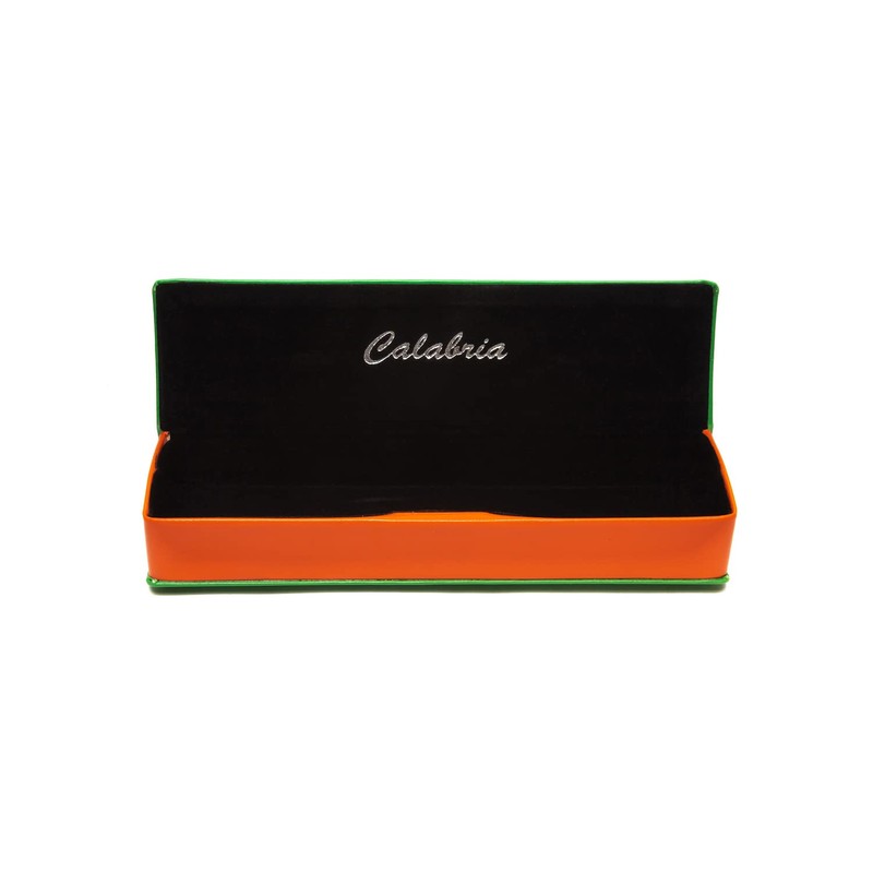 Calabria 837 Womens Metallic Reading Glasses +0.75 Lime Vibrant Crystal