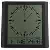 Digital Wall Clock,Multi-Function Alarm Clock with Temperature Humidity Display for