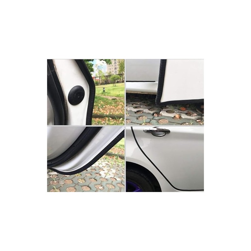 Protector Borde Puerta Auto Sello Hule Moldura Antirrayas Universal 5m