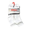 Wilson Men's Dri-tech Moisture Control Athletic Quarter Socks, 8 Pack