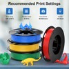 ENTINA 4 Colors PLA 3D Printer Filament Bundle, PLA Filament