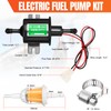 Threlaco 2 Pcs Electric Fuel Pump Kit 12v Universal Low