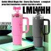 LMLVHH 4Pcs Pink & Black Cup Accessories Set – Magical