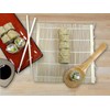 IMUSA USA 3pc Bamboo Complete Sushi Set (Rolling Mat, Chopsticks