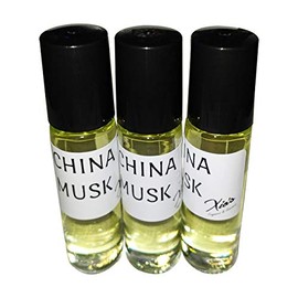 China Musk Fragrance Oil, by Xio's Fragrances -3 Bottles of 10 ml Each-Floral Relaxing Fragrance-