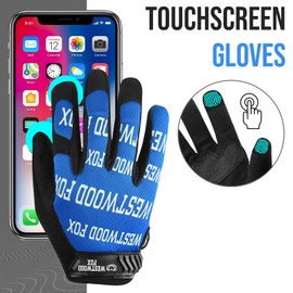 WESTWOOD FOX Gardening Working Gloves Garden Thorn Proof Flexible Heavy Duty Leather Mechanic Utility Dexterity Breathable Construction Safety Gloves for Work Mens Women