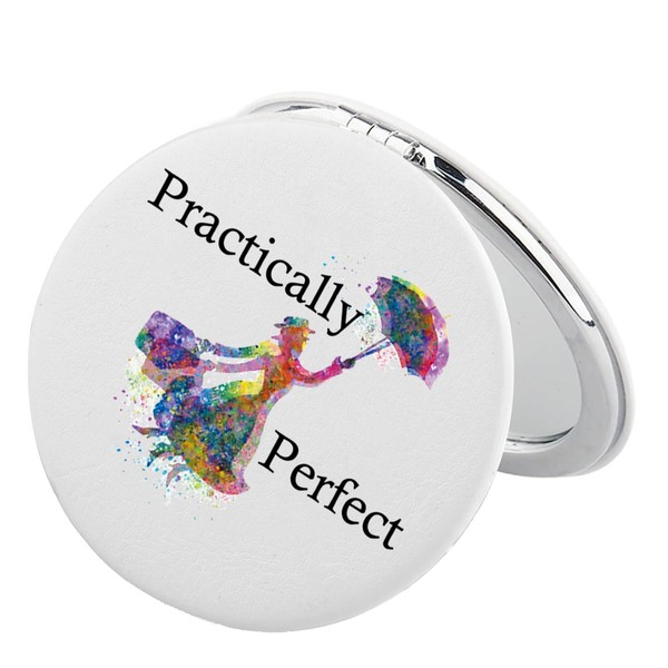 BEKECH Mary P Musical Compact Mirror Practically Perfect Musicals Lover