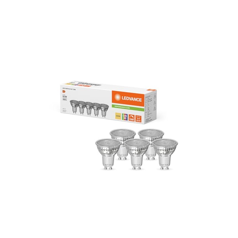Ledvance Performance LED Spot Reflector GU10 PAR16 4.5 W 350