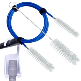 Thickened CPAP Hose Cleaner Brush Kit – Anti-Bending Dual-Ended Long Brush with Protective Sleeve, Mask Brush, Drip-Dry Hook, Fits 15-22mm Tubes, Complete CPAP Cleaning Supplies
