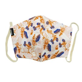 MOOMIN Print Mask, 1.KUKKA 5.1 x 6.3 inches (130 x 160 mm), 100% Cotton