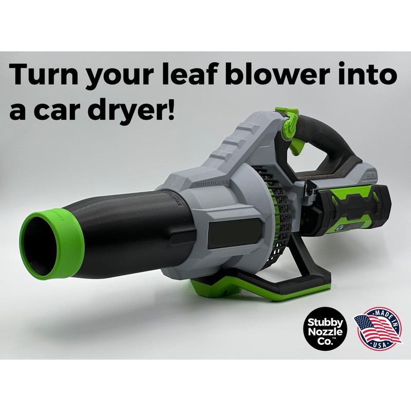 Stubby Nozzle Co. STUBBY Car Drying Nozzle for EGO Leaf