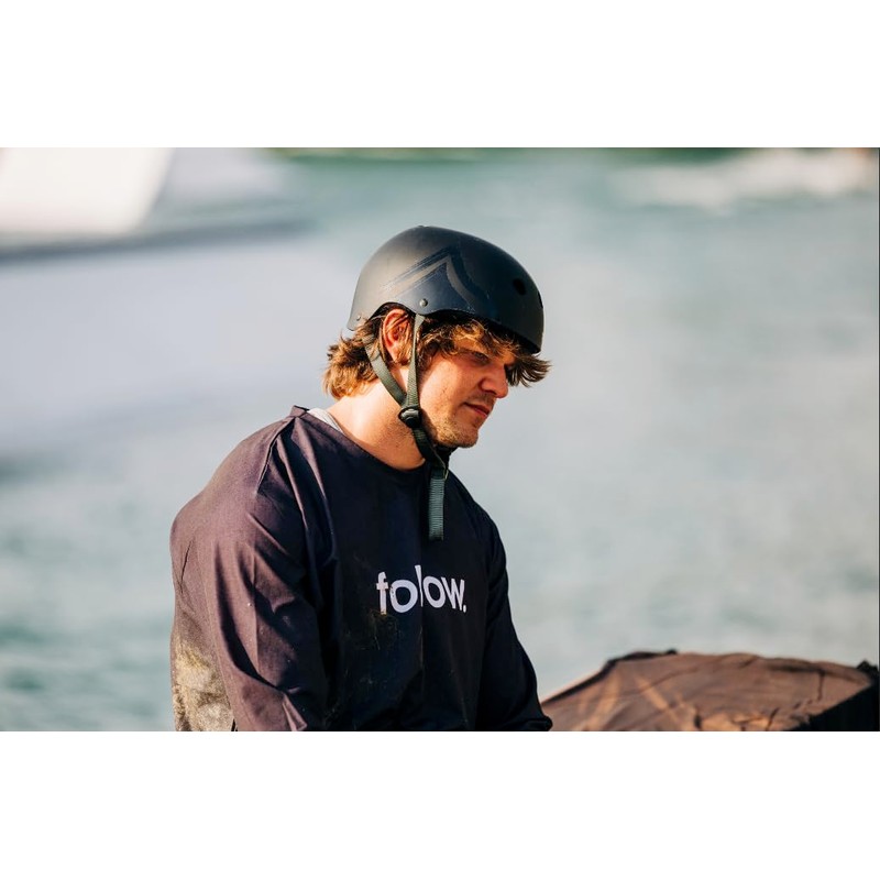 Liquid Force 2025 Hero (Black) Wakeboard Helmet-Medium