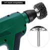 QWORK Wire Wheel Brush Set for Drill, 4 Pack, 2-Inch