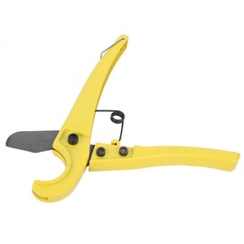 TU-6303A + PVC Pipe Cutter Air Water Hose Cutting Pliers Steel Non-Slip Sanitary Scissors, Pipe Cutting Tool