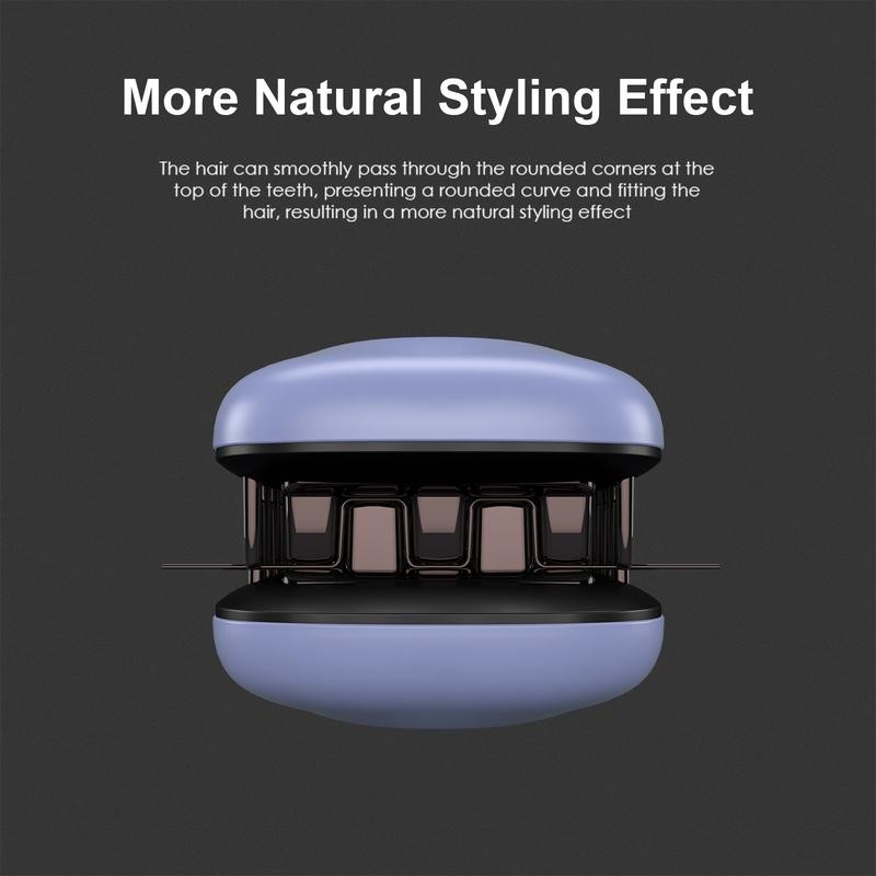 JINRI Professional Volumizing Ceramic Hair Iron，Adjustable Temp，360 ° Tail Rotation，Lasting