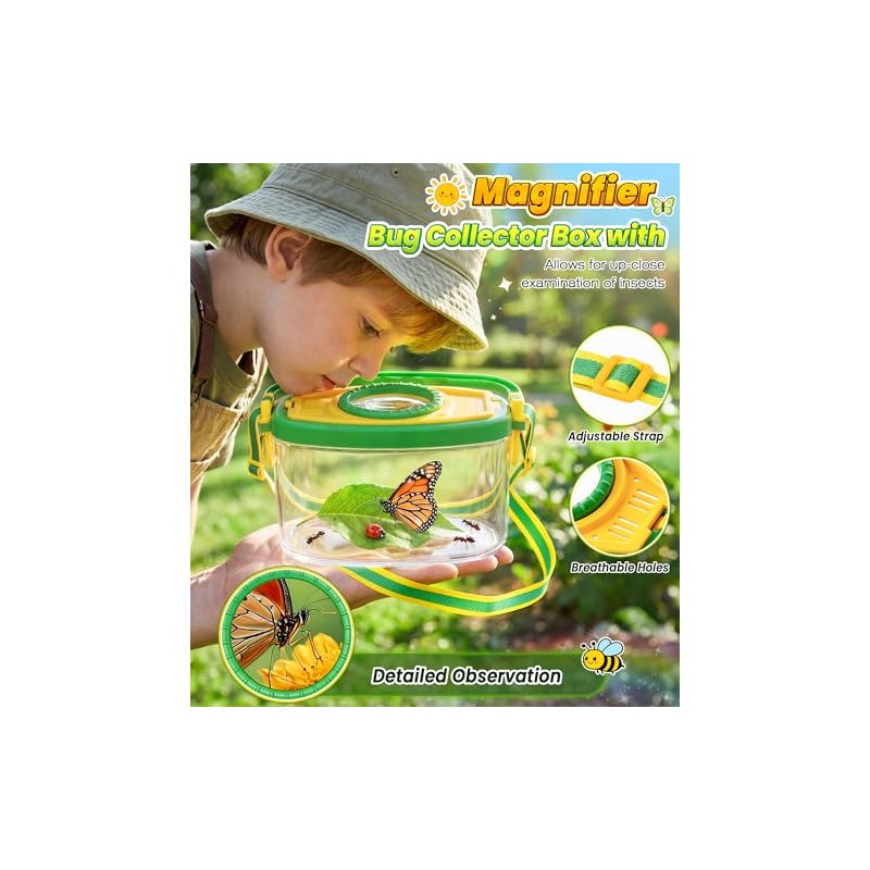 Bug Catcher for Kids, Bug Vacuum Catching Kit with Bug