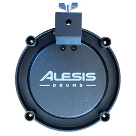 Alesis SE Surge/Command 8 inch Mesh Drum Pad with Clamp and Silverline Audio 10ft Trigger Cable Bundle [Compatible with Roland/Yamaha/Simmons/Ion]